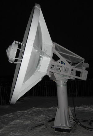 Декабрь 2011 - установка для приема, преобразования и измерения сигналов естественных и искусственных внеземных радиоисточников